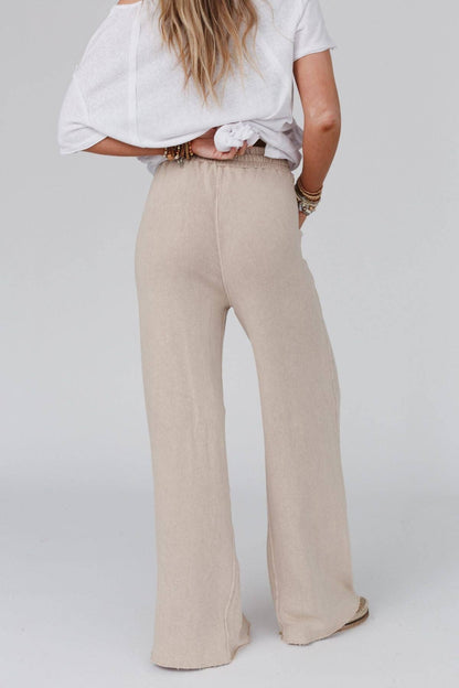 Fall Favorite: Relaxing Robin Wide Leg Pant - New Taupe - Thirty-One Boutique, LLC