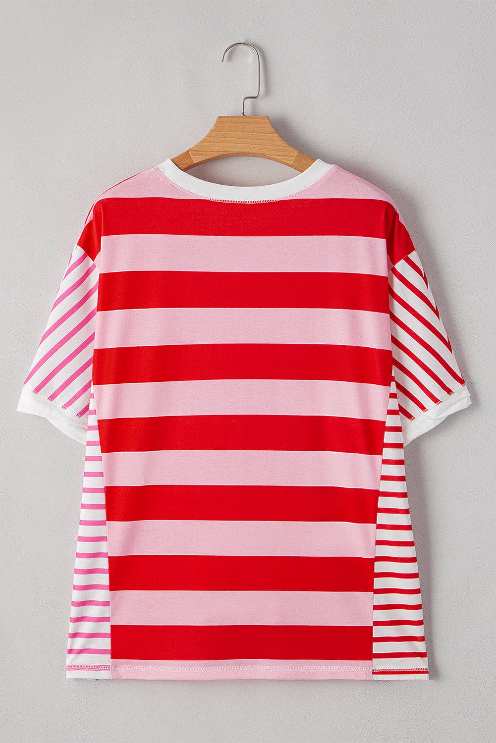 Stripe Patchwork Summer T-Shirt - Thirty-One Boutique, LLC