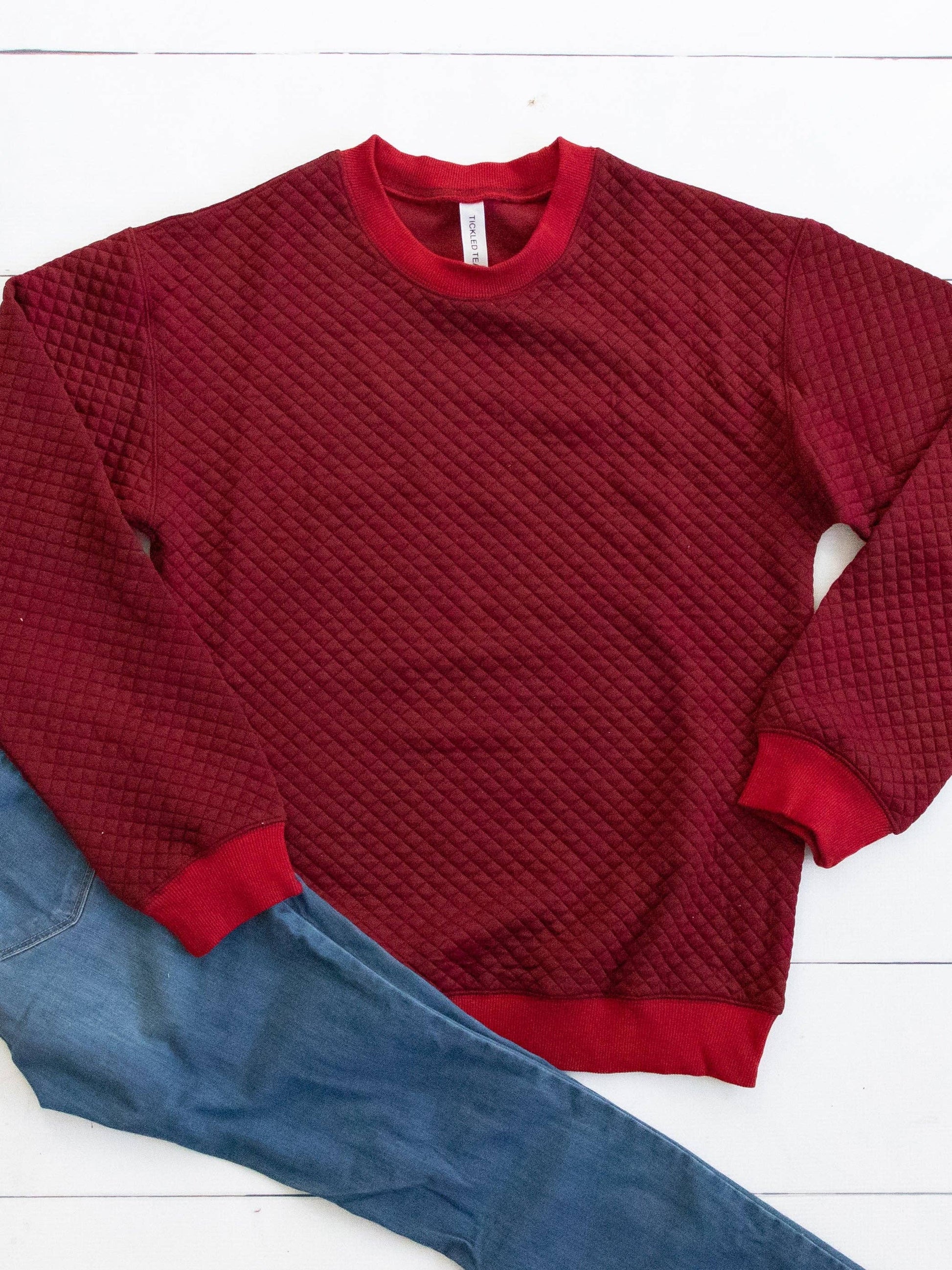 Quilted Pullover - Thirty-One Boutique, LLC