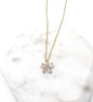 CZ Cubic Zirconia Bow Layering Charm Necklace - Thirty-One Boutique, LLC