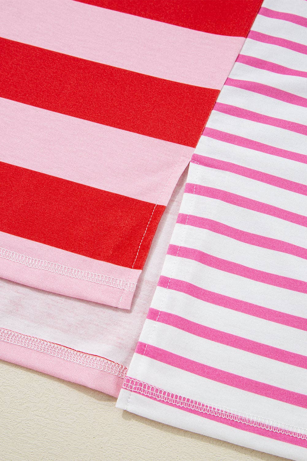 Stripe Patchwork Summer T-Shirt - Thirty-One Boutique, LLC